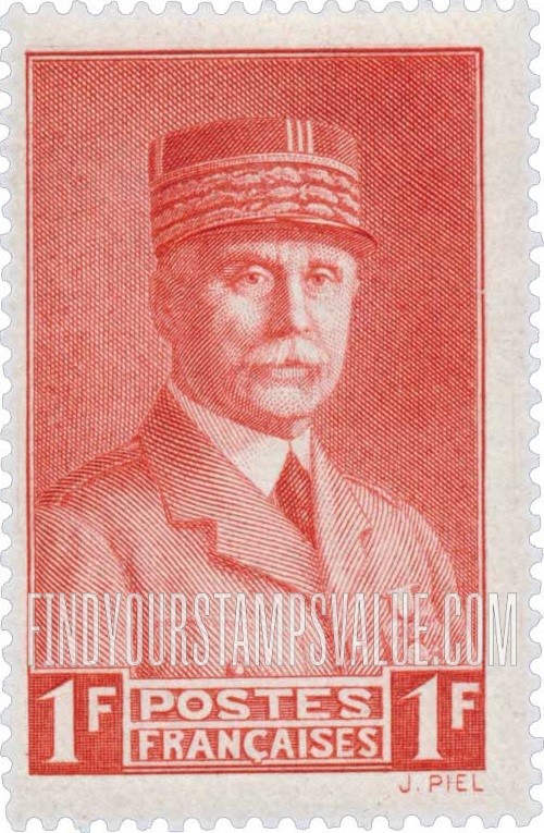 FindYourStampsValue: Marshal Pétain