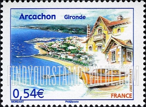 FindYourStampsValue: Tourism Issue: Arcachon