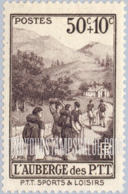 FindYourStampsValue: SEMI-POSTAL - Hiking