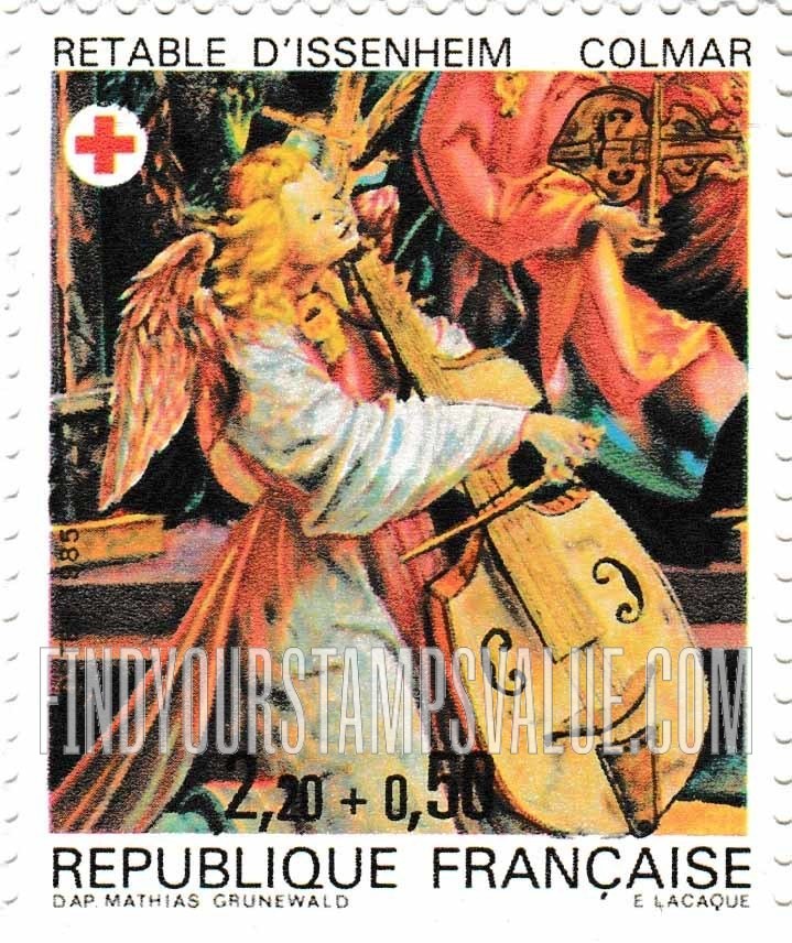 FindYourStampsValue: SEMI-POSTAL - Issenheim Altarpiece retable