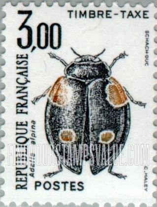 FindYourStampsValue: POSTAGE DUE - Adalia alpina