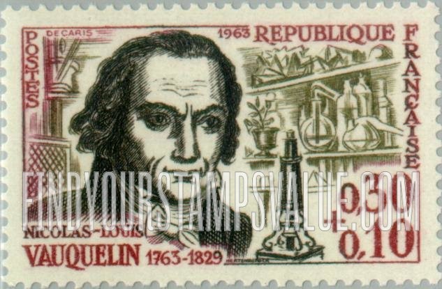 FindYourStampsValue: SEMI-POSTAL - Nicolas-Louis Vauquelin, chemist