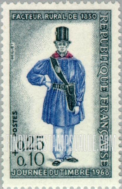 FindYourStampsValue: SEMI-POSTAL - Rural Mailman, 1830
