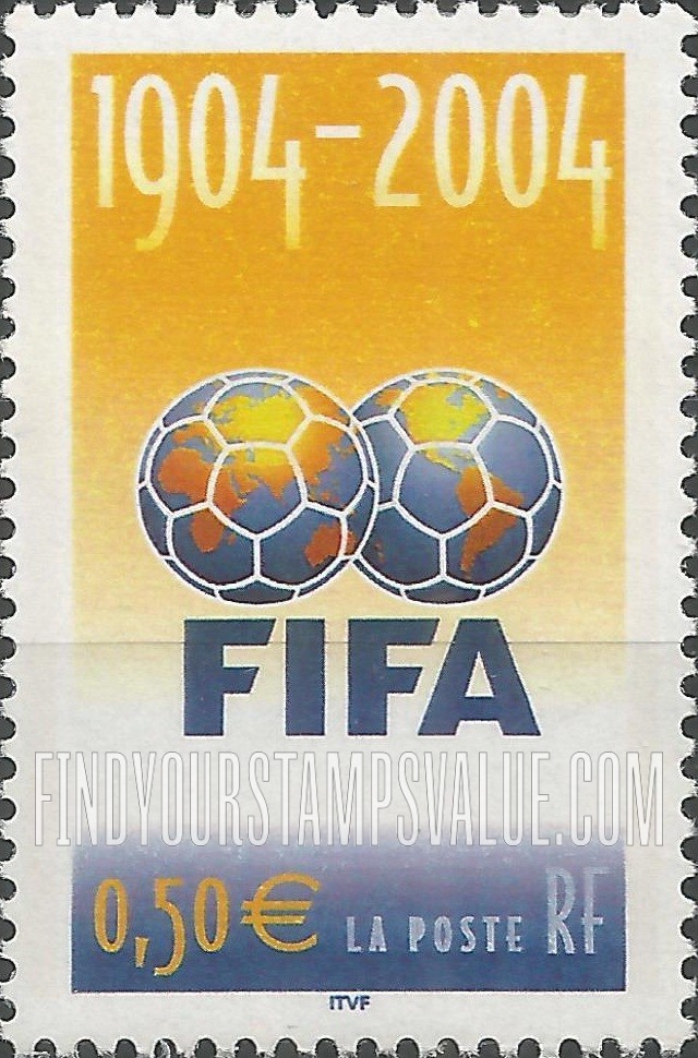 FindYourStampsValue: FIFA (Fédération Internationale de Football Association), Centennial