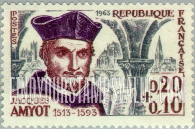 FindYourStampsValue: SEMI-POSTAL - Jacques Amyot, Classical Scholar