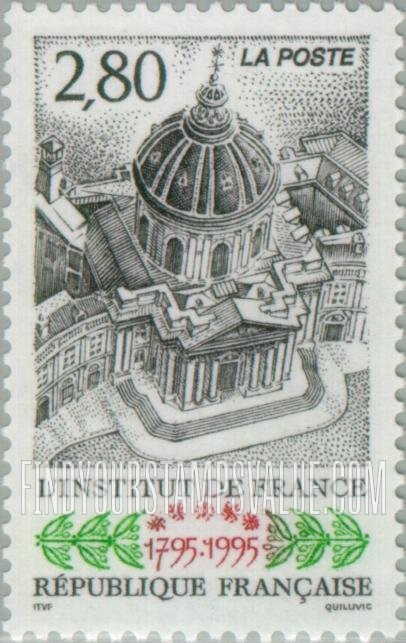 FindYourStampsValue: The French Institute, Bicentennial