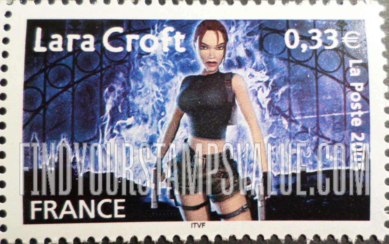 FindYourStampsValue: Video Game Characters: Lara Croft