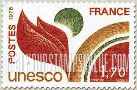 FindYourStampsValue: FOR THE UNITED NATIONS EDUCATIONAL, SCIENTIFIC AND CULTURAL ORGANIZATION - Unesco