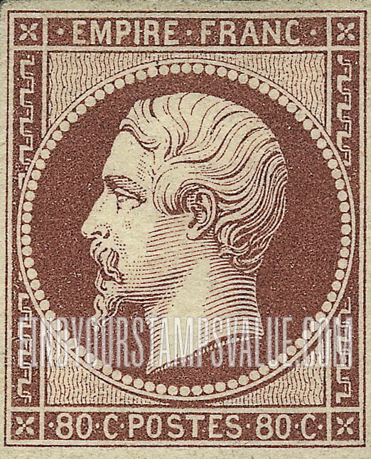 FindYourStampsValue: Emperor Napoleon III