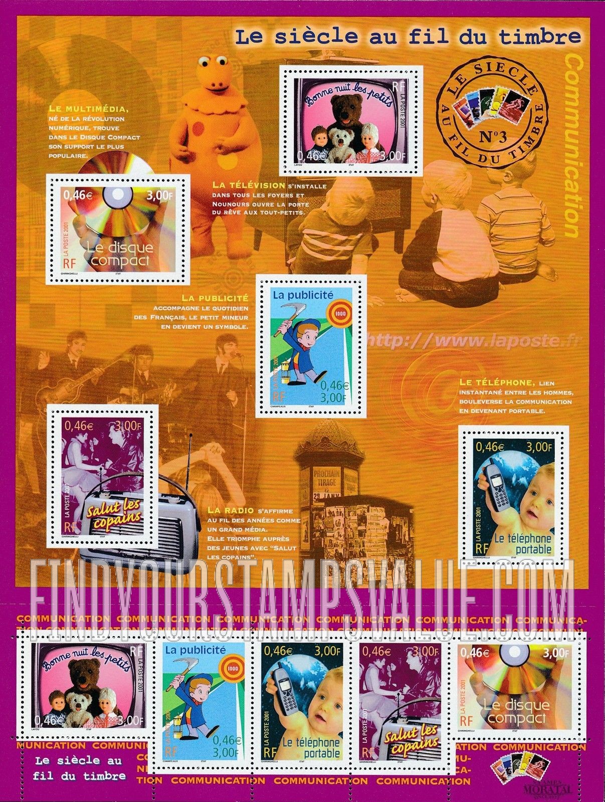 FindYourStampsValue: 20th Century Type of 2000