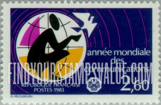FindYourStampsValue: World Communications Year