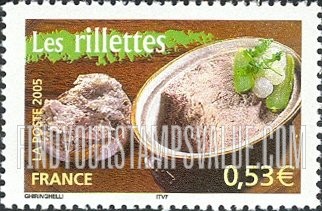 FindYourStampsValue: Aspects of Life in French Regions Type of 2003: Rillettes (chopped pork)