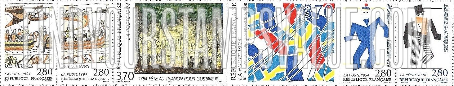 FindYourStampsValue: Cultural relations France-Sweden