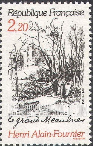 FindYourStampsValue: Scene from Le Grand Meaulnes, by Henry Alain-Fournier (b.1886), Novelist