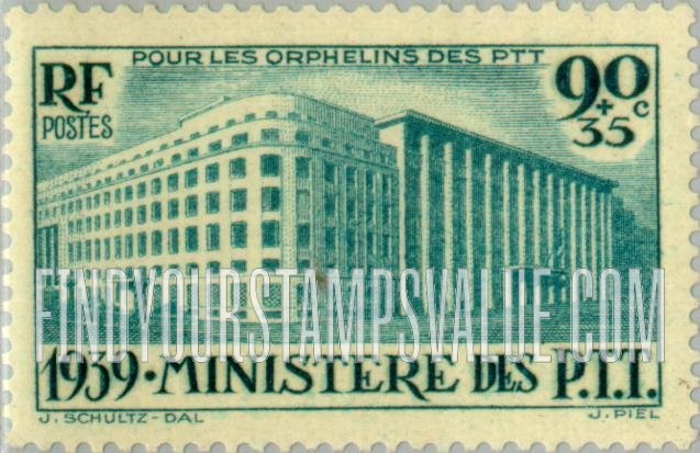 FindYourStampsValue: SEMI-POSTAL - Ministry of Post, Telegraph and Telephone