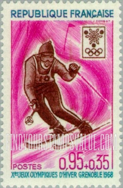 FindYourStampsValue: SEMI-POSTAL - Slalom