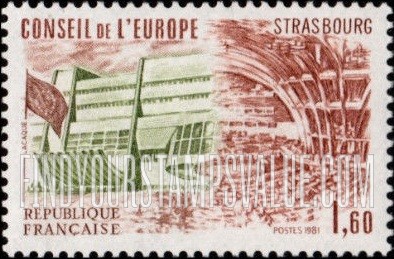 FindYourStampsValue: OFFICIAL - New Council Headquarters, Strasbourg