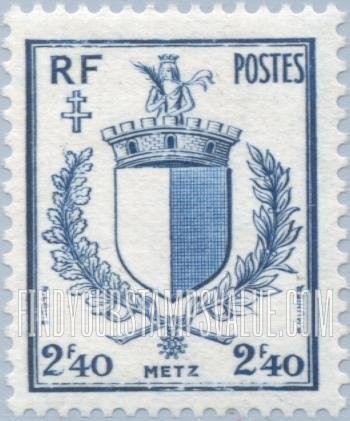 FindYourStampsValue: Arms of Metz