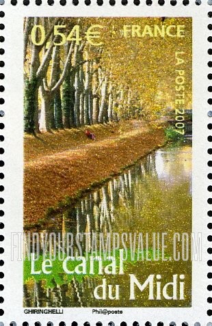 FindYourStampsValue: Aspects of Life in the French Regions Type of 2003: Midi Canal, vertical
