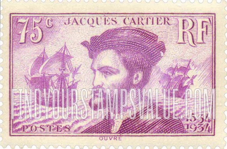 FindYourStampsValue: Jacques Cartier