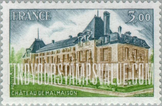 FindYourStampsValue: Tourist Issue: Chateau de Malmaison