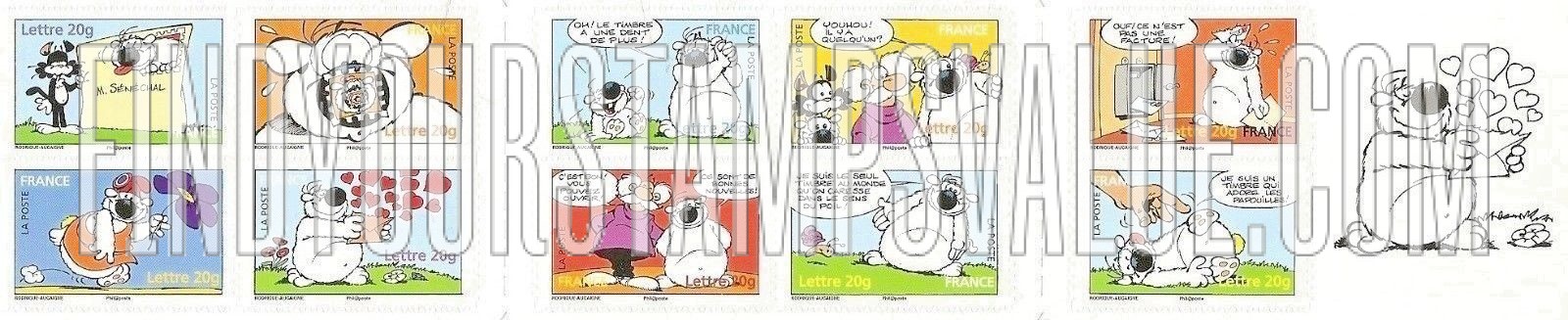 FindYourStampsValue: Cubitus, Comics by Michel Rodrigue and Pierre Aucaigne