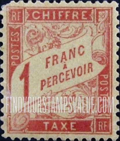 FindYourStampsValue: POSTAGE DUE - Numeral Value