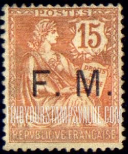 FindYourStampsValue: MILITARY - “The Rights of Man”: Regular Issue Overprinted in Black