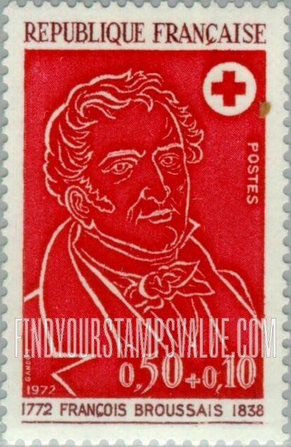 FindYourStampsValue: SEMI-POSTAL - François Joseph Broussais, M.D. (1772-1838)