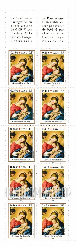 FindYourStampsValue: SEMI-POSTAL - Infant Jesus Asleep, by Giovanni Battista Salvi