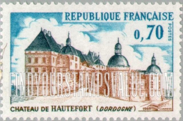 FindYourStampsValue: Hautefort Chateau