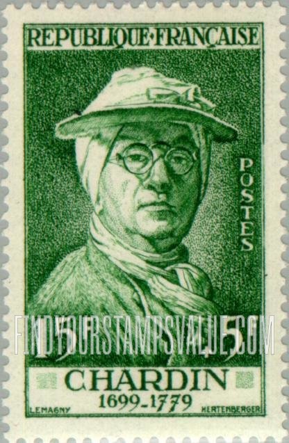 FindYourStampsValue: SEMI-POSTAL - Jean Simeon Chardin
