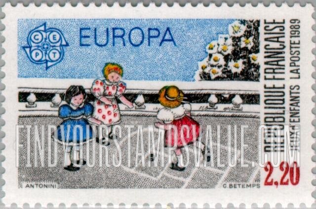FindYourStampsValue: Europa 1989: Hopscotch