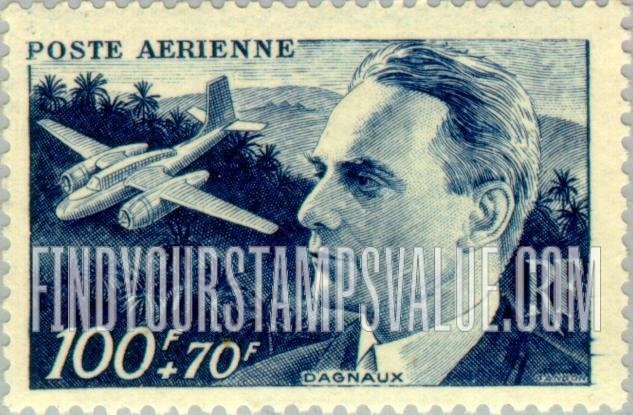 FindYourStampsValue: AIR POST SEMI-POSTAL - Col. Jean Dagnaux