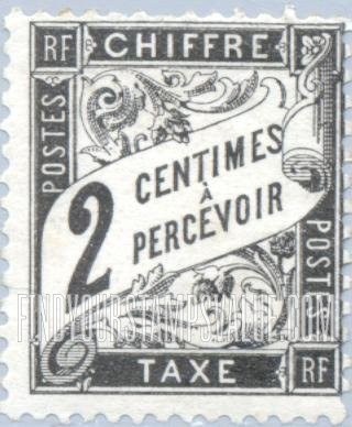 FindYourStampsValue: POSTAGE DUE - Numeral Value