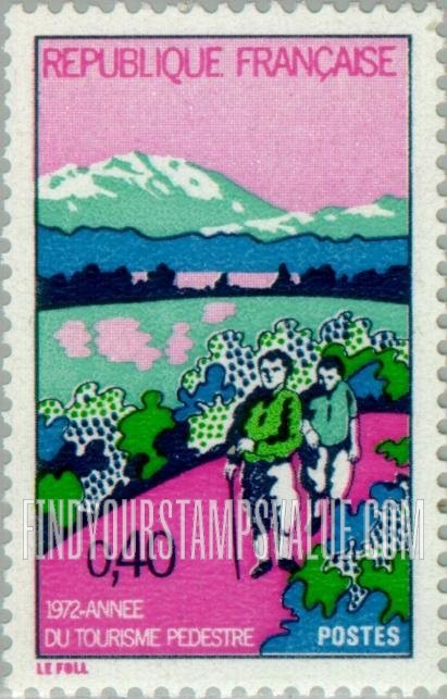 FindYourStampsValue: Hikers and Mt. Aigoual