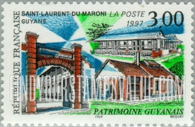 FindYourStampsValue: Saint-Laurent-du-Maroni, French Guiana