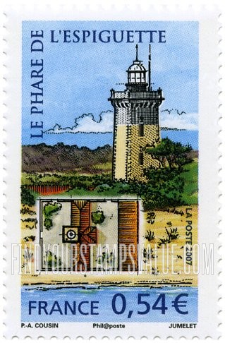 FindYourStampsValue: Lighthouses: Espiguette Lighthouse