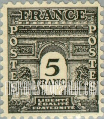 FindYourStampsValue: Arc de Triomphe