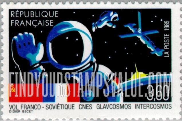 FindYourStampsValue: French-Soviet Joint Space Flight
