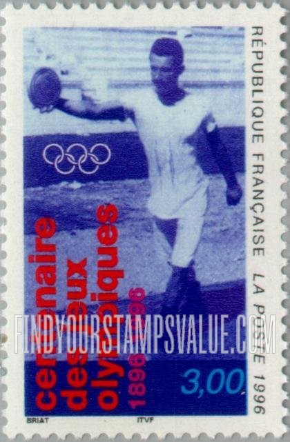 FindYourStampsValue: Modern Olympic Games, centennial