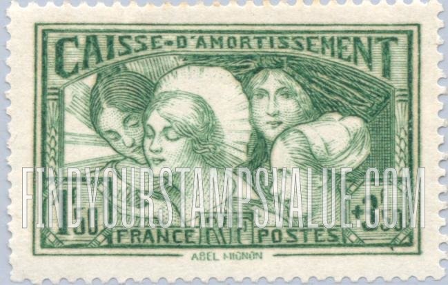 FindYourStampsValue: SEMI-POSTAL - Allegory, French Provinces