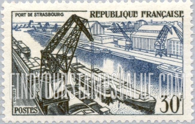 FindYourStampsValue: Rhine Port or Strasbourg