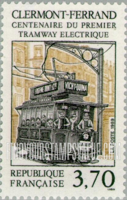 FindYourStampsValue: Clermont-Ferrand Tramway, Centennial