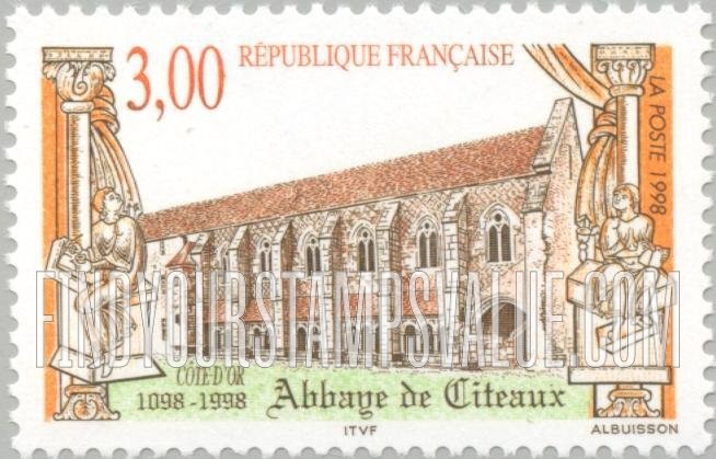 FindYourStampsValue: Citeaux Abbey, 900th Anniversary