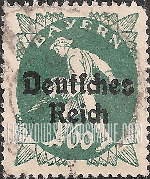FindYourStampsValue: Sower: Stamps and Types of Preceding Issue Overprinted