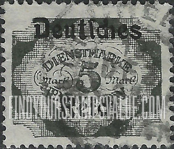 FindYourStampsValue: OFFICIAL - Value on cloudy ground: Stamps of Preceding Issue Overprinted