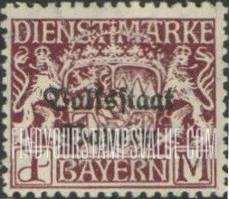FindYourStampsValue: OFFICIAL - Coat of Arms: Official Stamps and Type of 1916-17 Overprinted