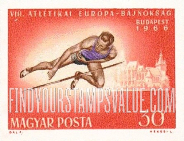 FindYourStampsValue: High jump & Agriculture Museum