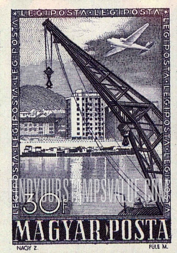 FindYourStampsValue: Crane and apartment house